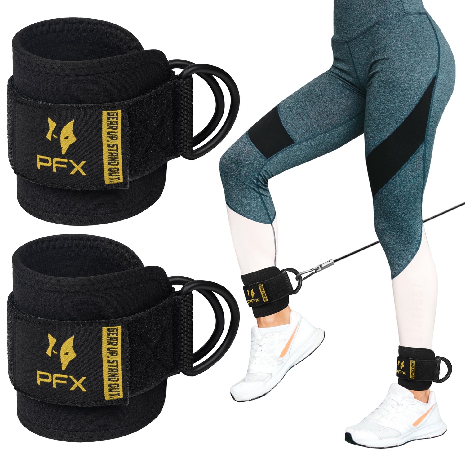 PFX Pro-Series Cable Ankle Straps (Pair)