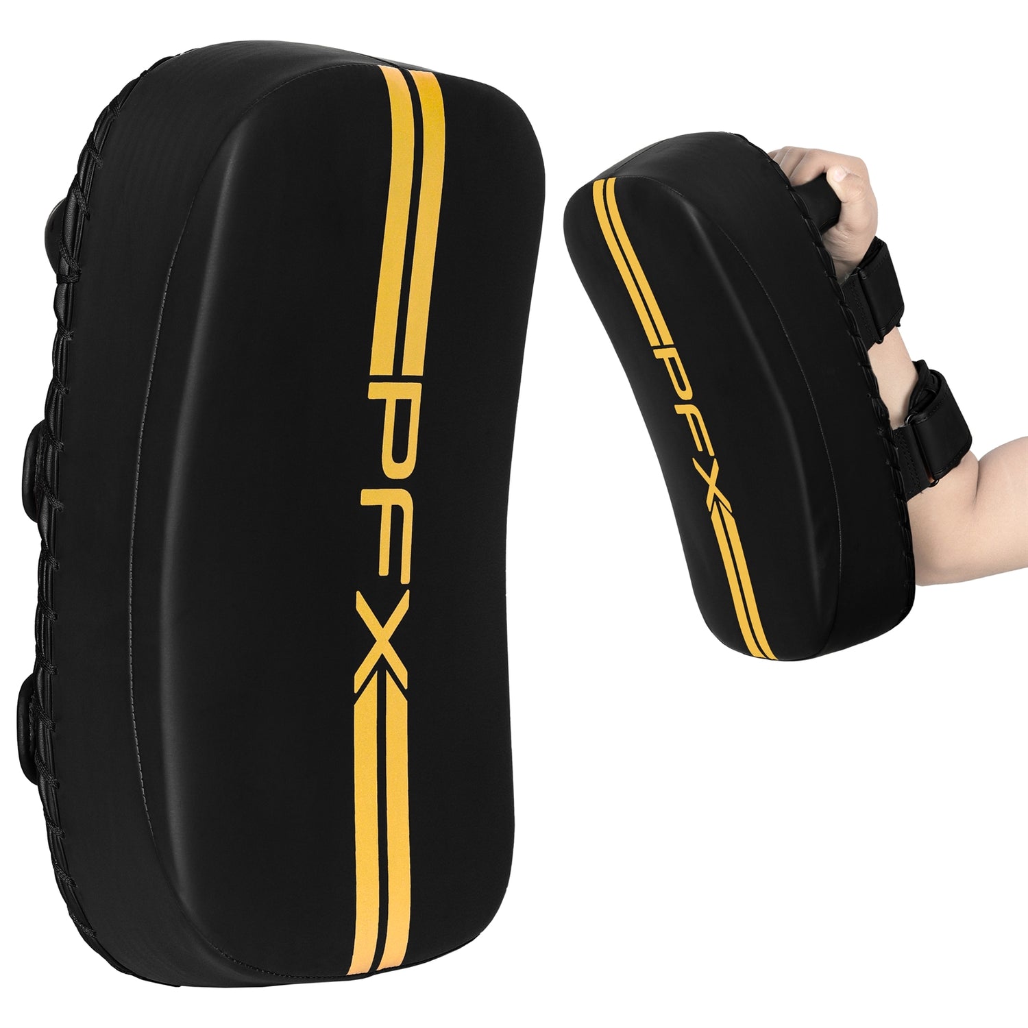 PFX Golden Series Curved Kick Shield – Pro-Series Strike Pad