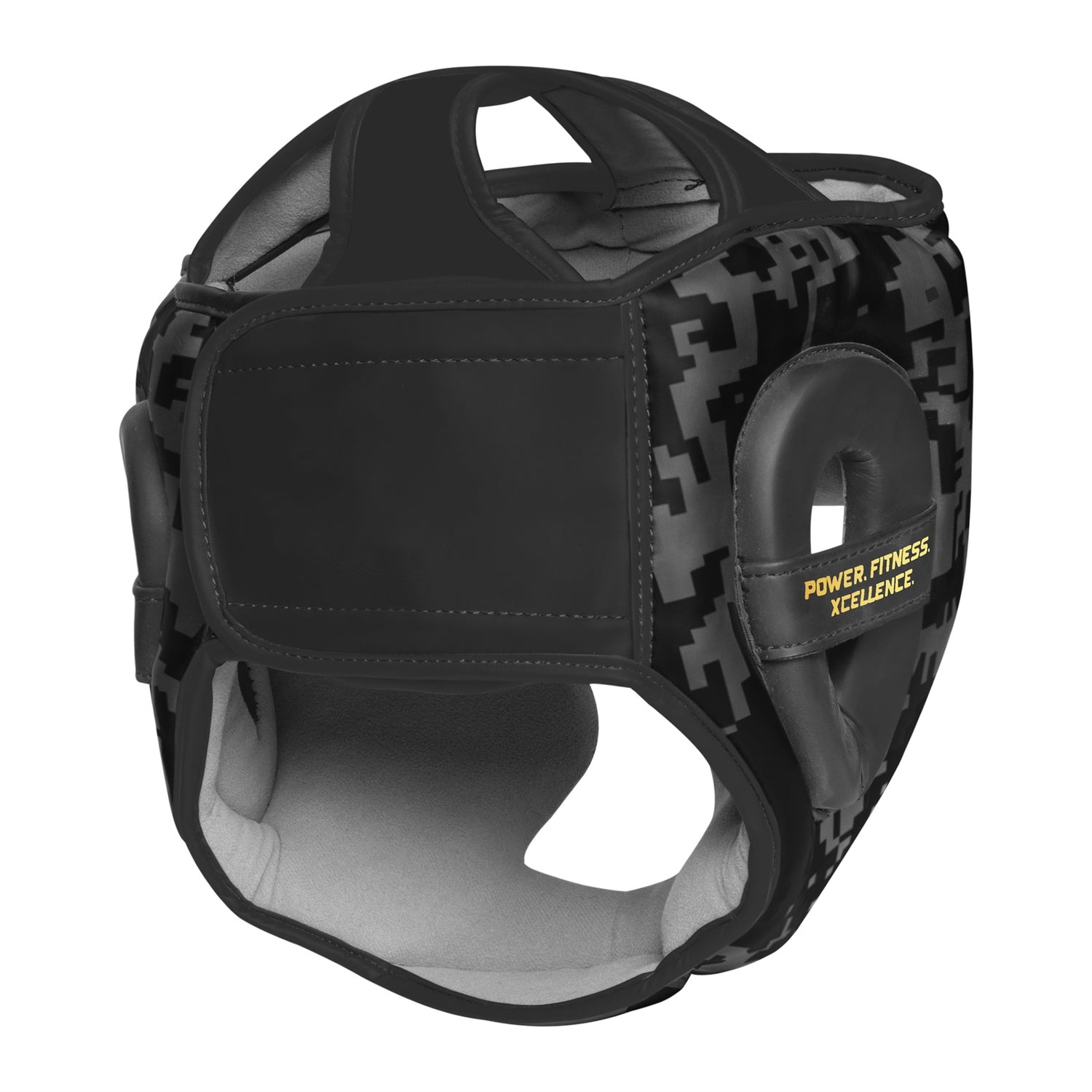 PFX Sports Digital Camo Headguard | Premium Leather Boxing Head Gear for Sparring & Training