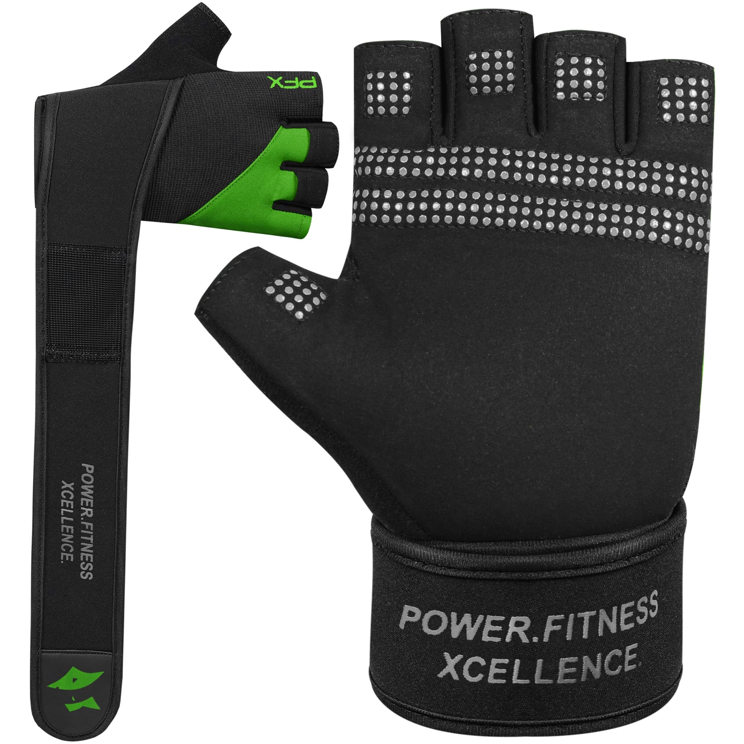 Weight Lifting Gloves with Wrist Straps – Full Palm Protection & Non-Slip Grip for Men & Women