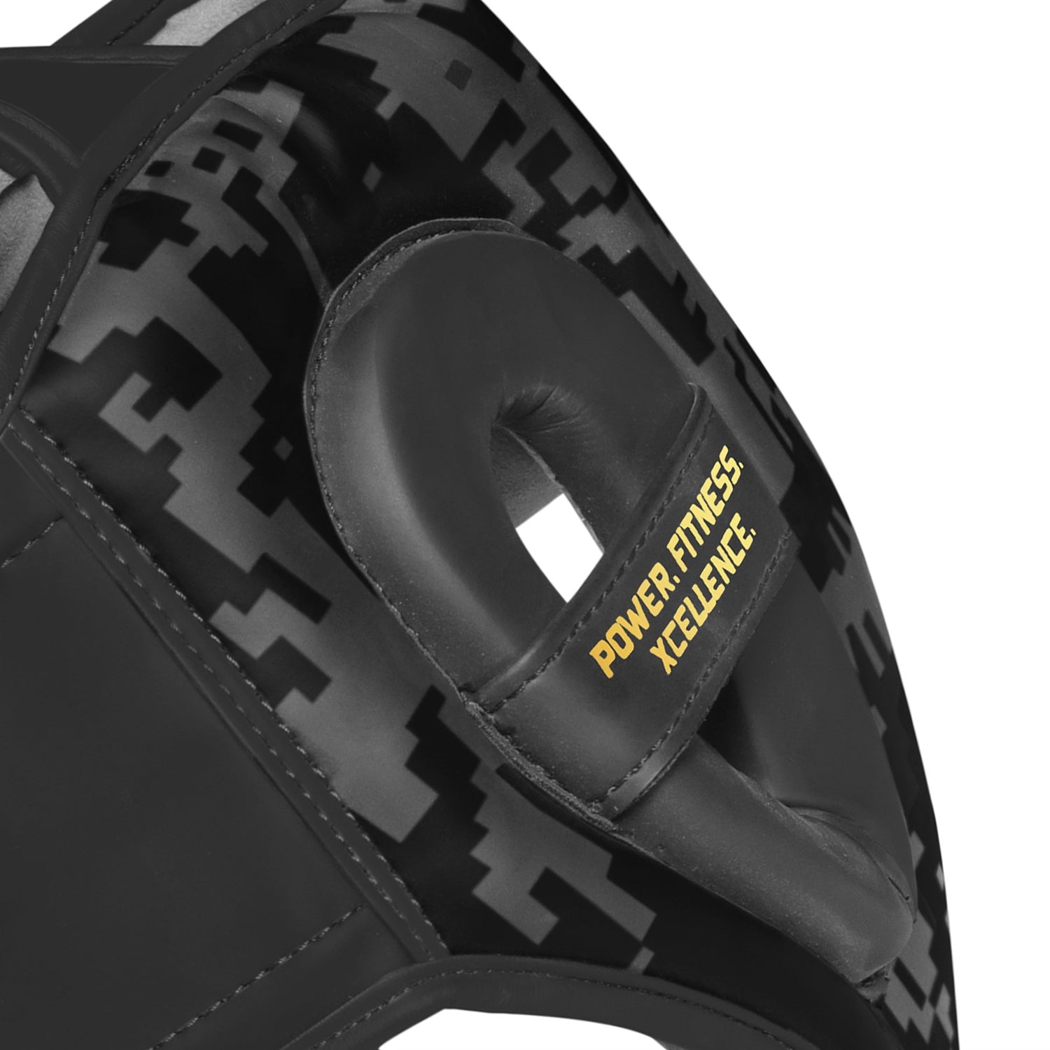 PFX Sports Digital Camo Headguard | Premium Leather Boxing Head Gear for Sparring & Training