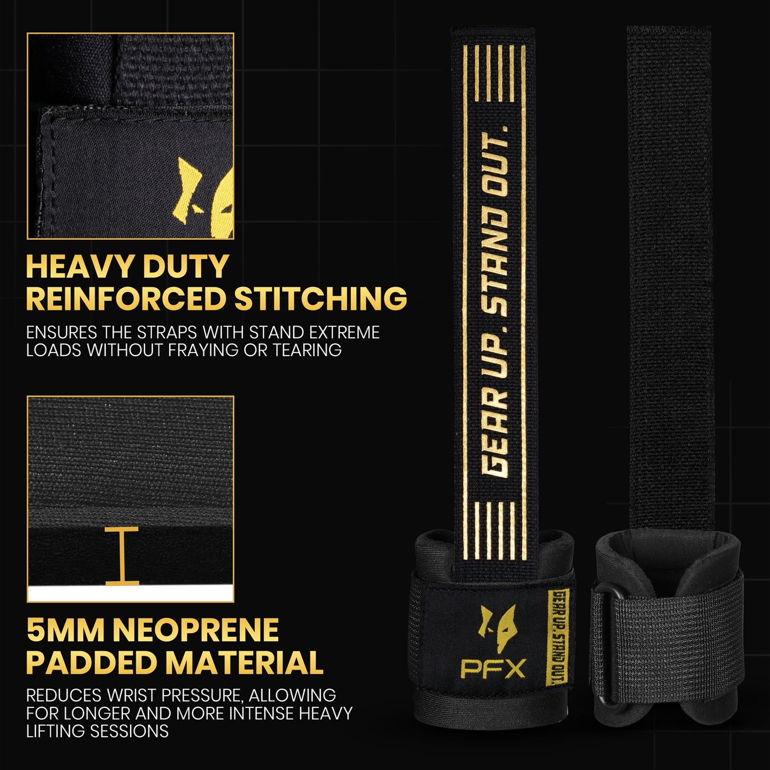 PFX Golden Series Wrist Wrap Straps – Elite Joint Stability