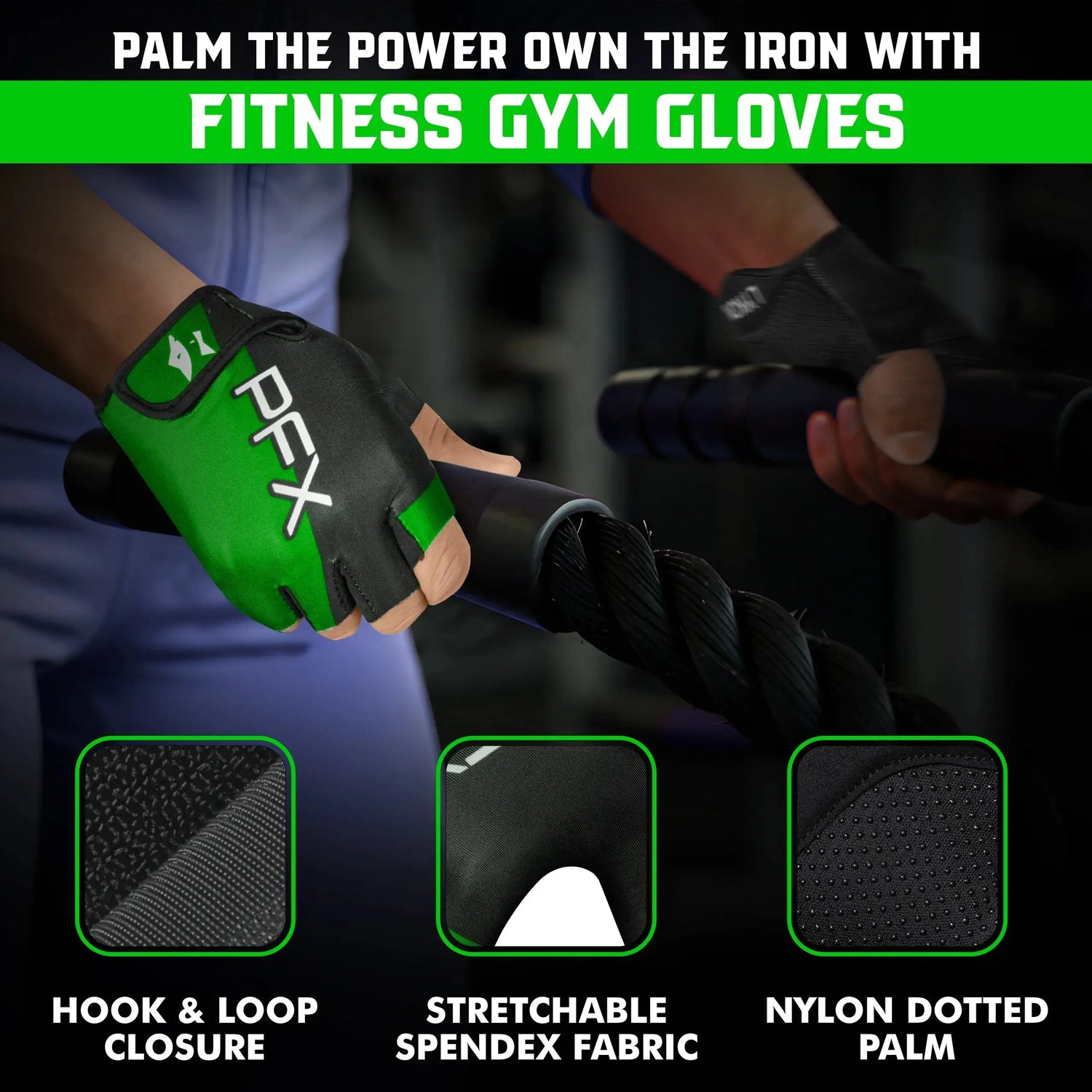 Half-Finger Gym Gloves – Breathable, Non-Slip, and Padded for Men & Women