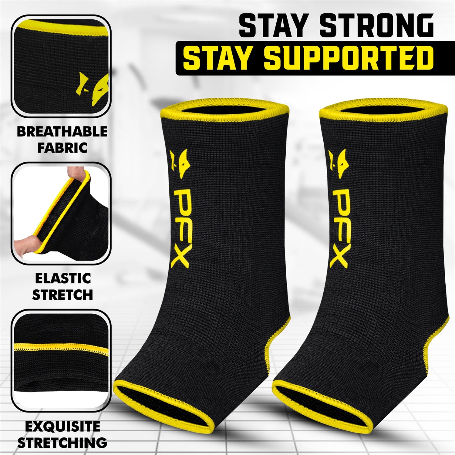 PFX Sports Ankle Sleeves (S/M) & (L/XL)