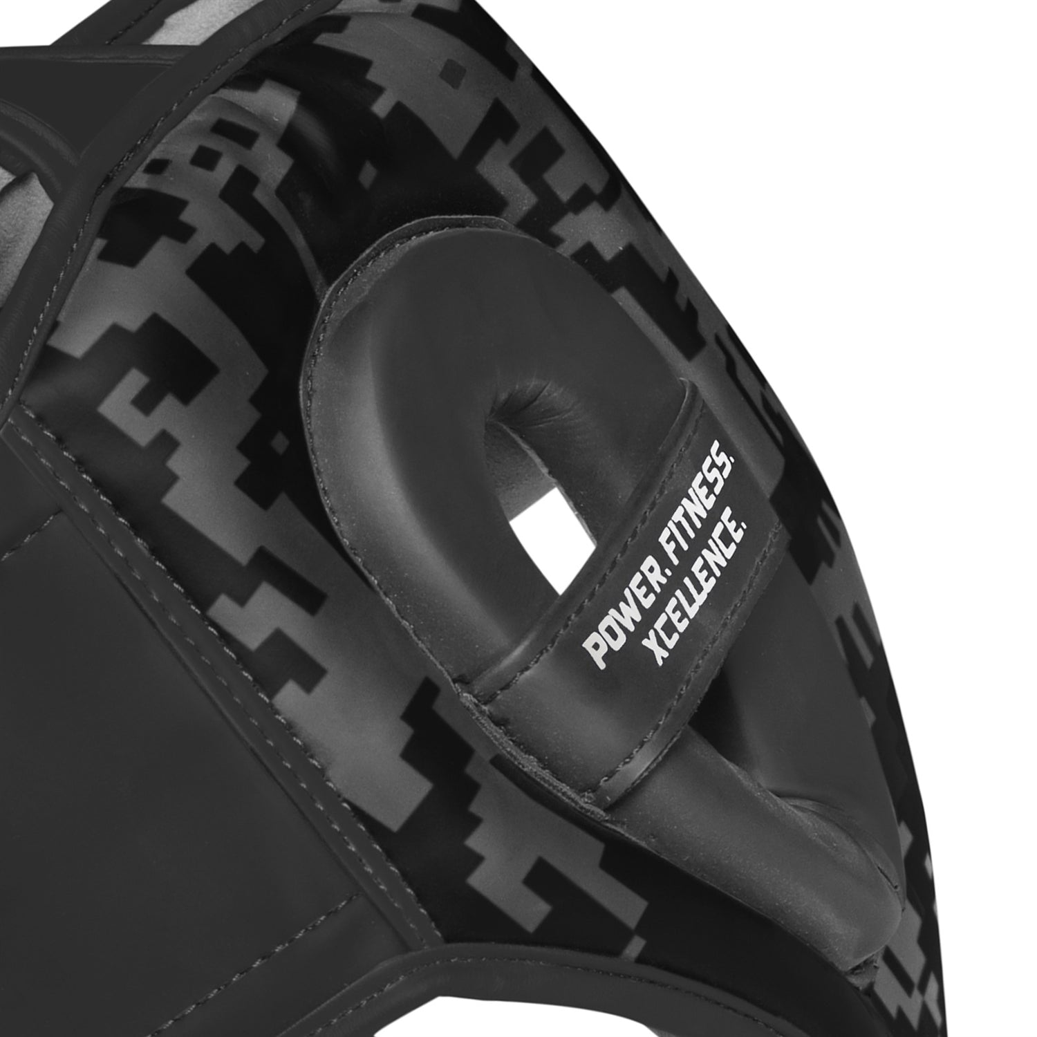PFX Sports Digital Camo Headguard | Premium Leather Boxing Head Gear for Sparring & Training