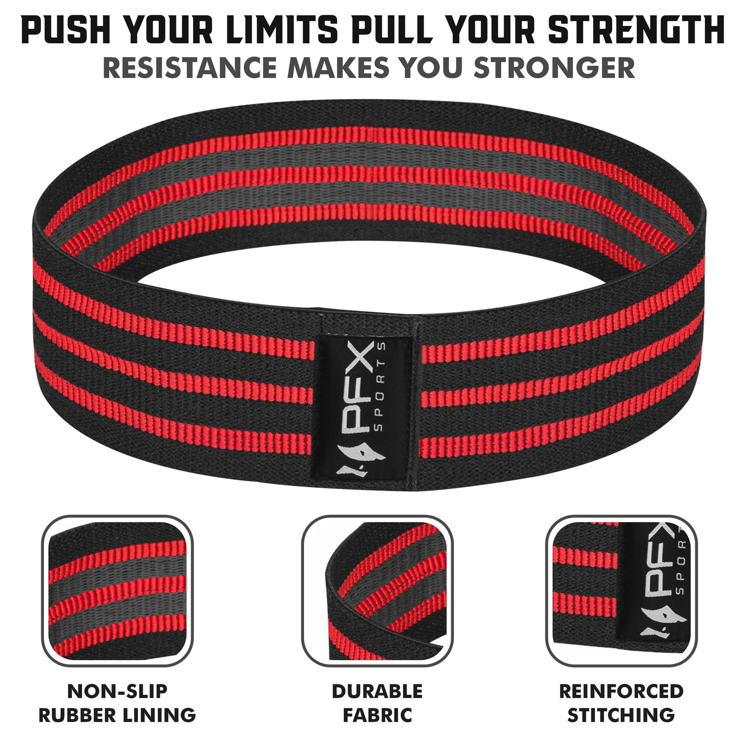 PFX Sports Resistance Bands Set – (3 Resistance Levels)