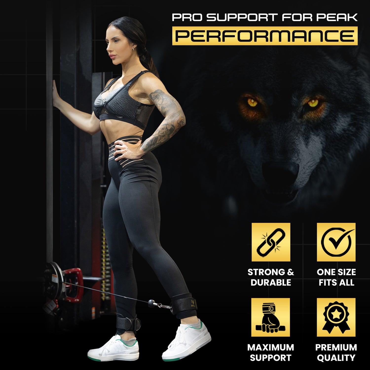PFX Pro-Series Cable Ankle Straps (Pair)