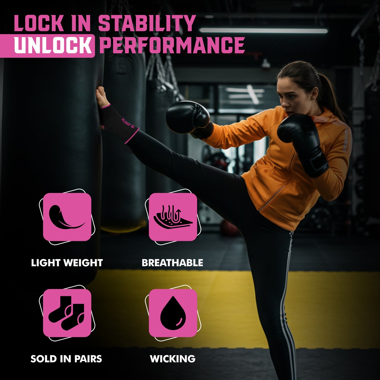 PFX Sports Ankle Sleeves (S/M) & (L/XL)
