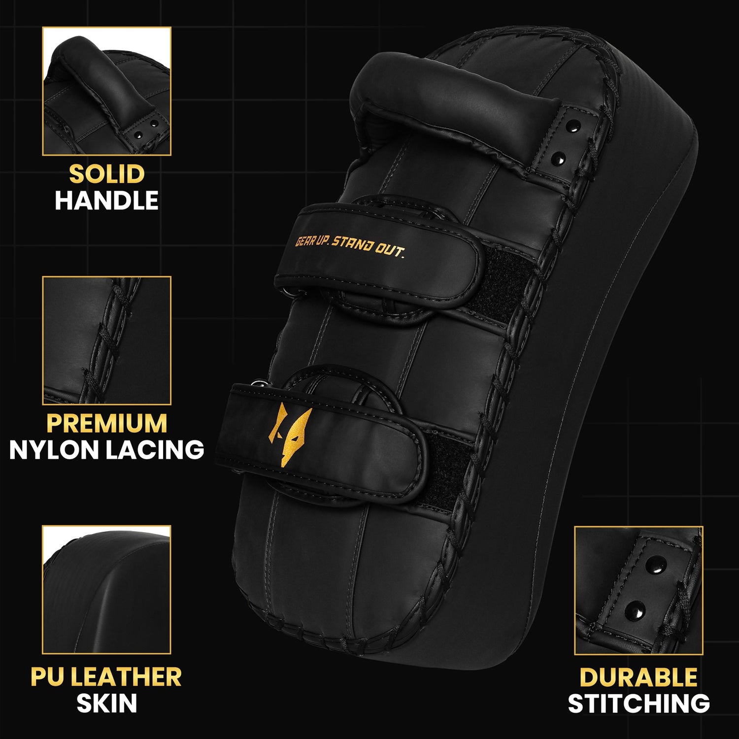 PFX Golden Series Curved Kick Shield – Pro-Series Strike Pad