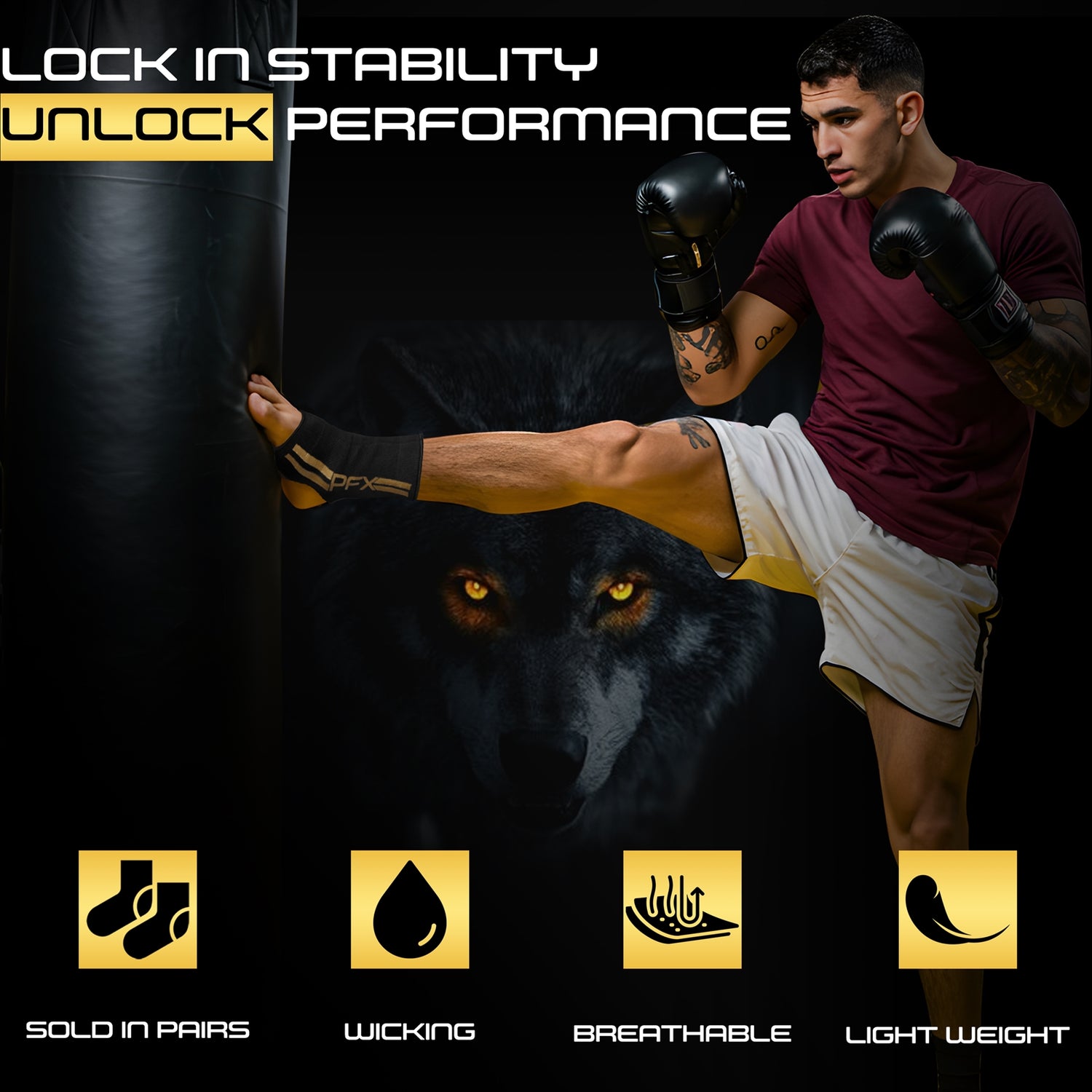 PFX Pro-Series Ankle Support Sleeves (Pair)