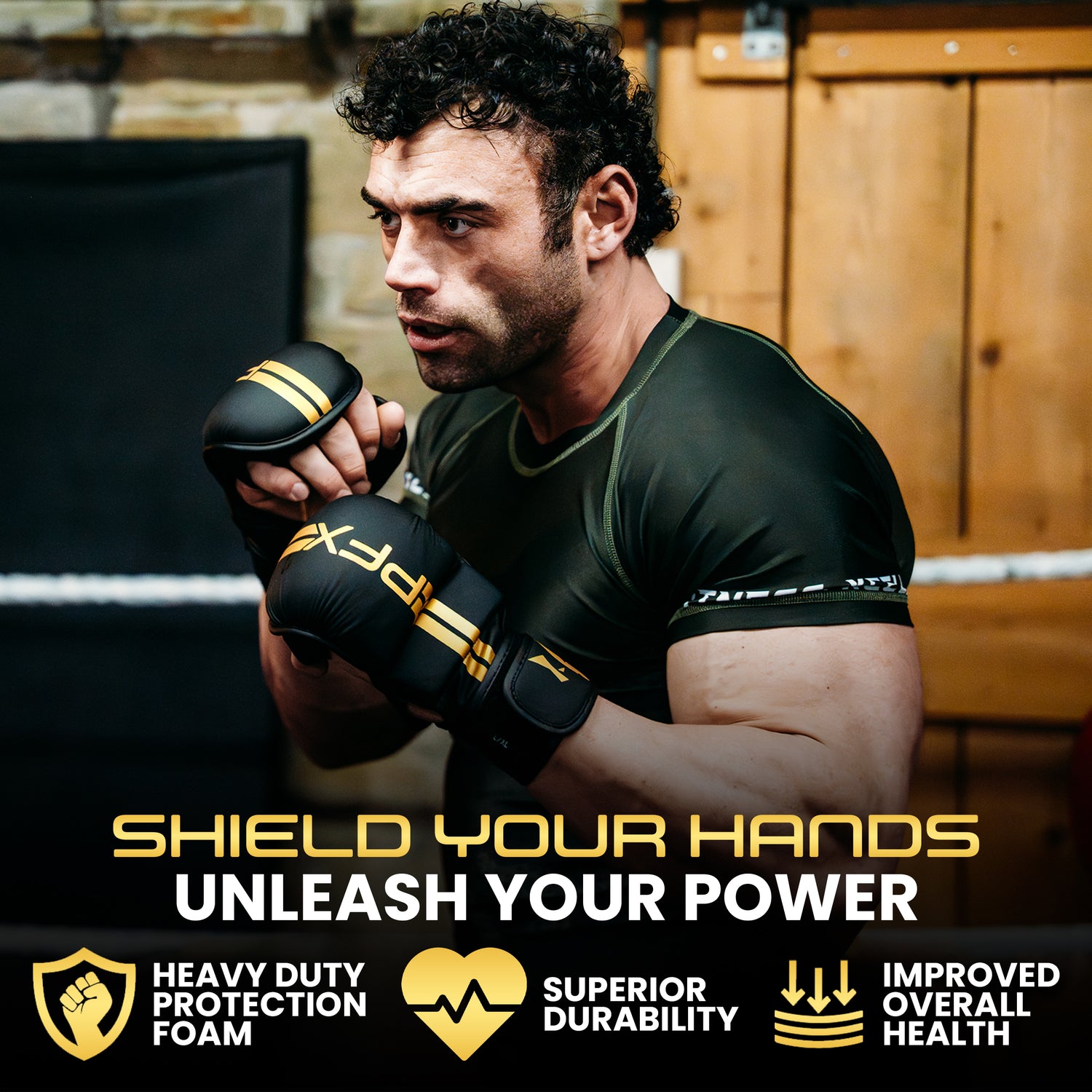 PFX Sports MMA Sparring Gloves – Heavy Duty Padded Training & Grappling Gloves