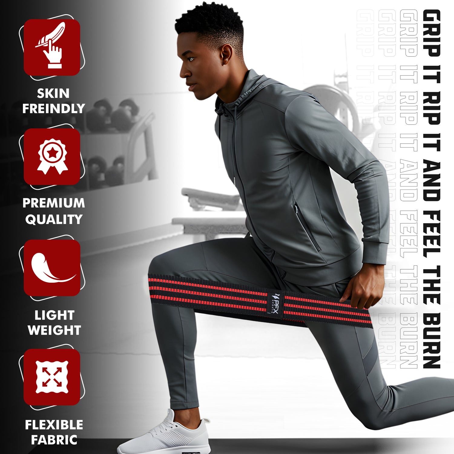 PFX Sports Resistance Bands Set – (3 Resistance Levels)