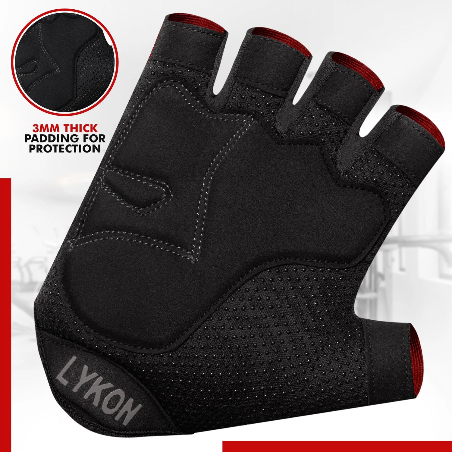 Half-Finger Gym Gloves – Breathable, Non-Slip, and Padded for Men & Wo – PFX Sports