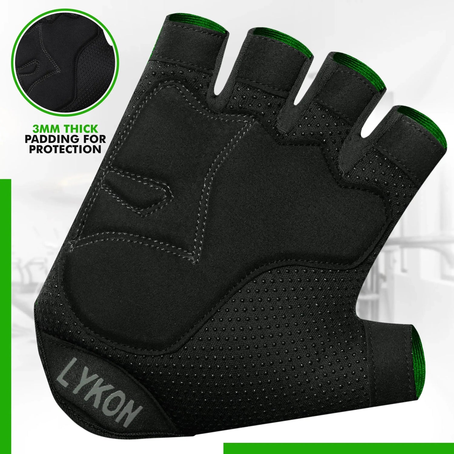 Half-Finger Gym Gloves – Breathable, Non-Slip, and Padded for Men & Women
