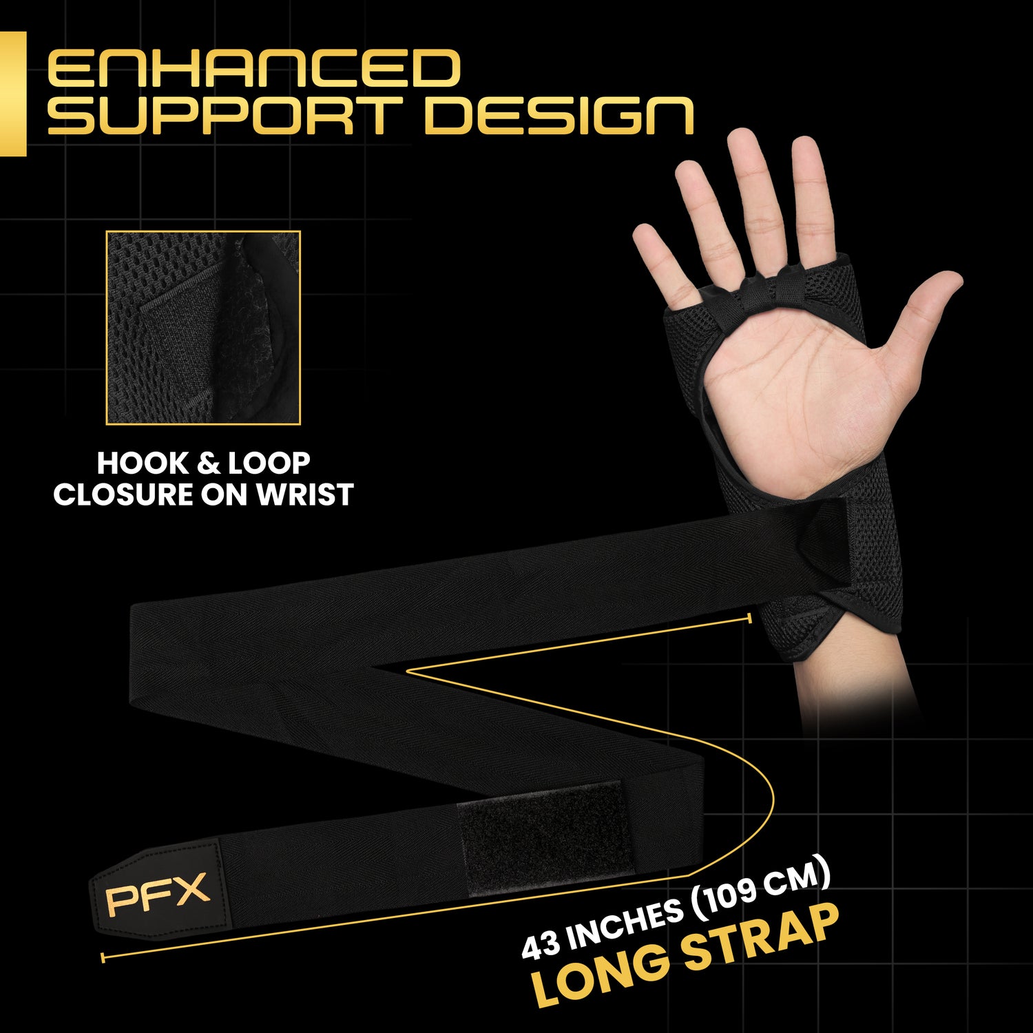 PFX Pro Gel Fast Hand Wraps – Ultimate Knuckle Protection & Wrist Support