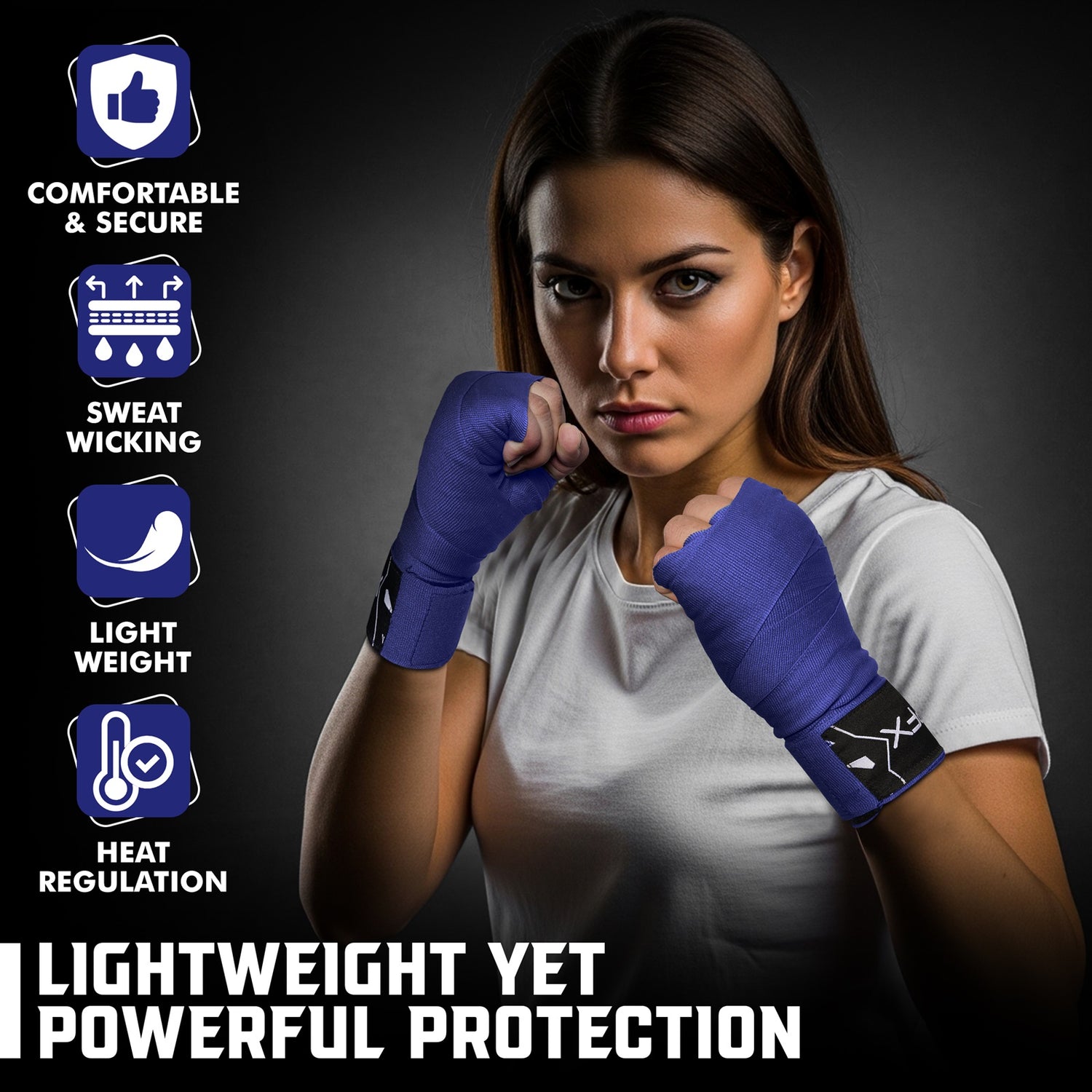 PFX Sports Professional Boxing Hand Wraps | 4.5M Extended Length