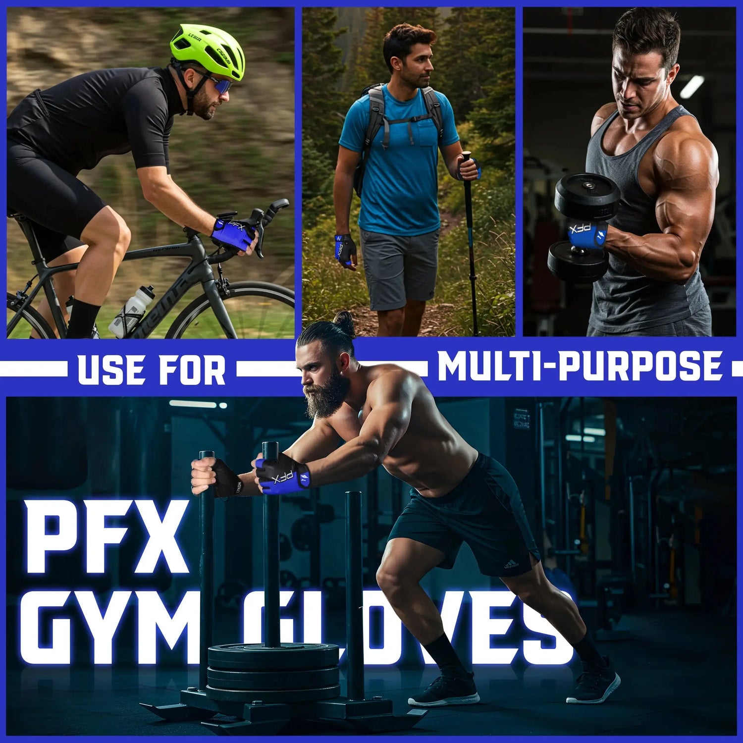 Half-Finger Gym Gloves – Breathable, Non-Slip, and Padded for Men & Women