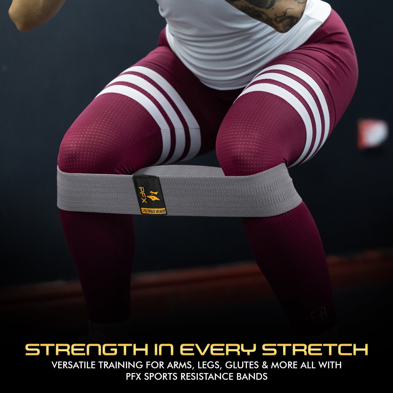 PFX Golden Series Fabric Resistance Bands – Elite Glute & Leg Activators