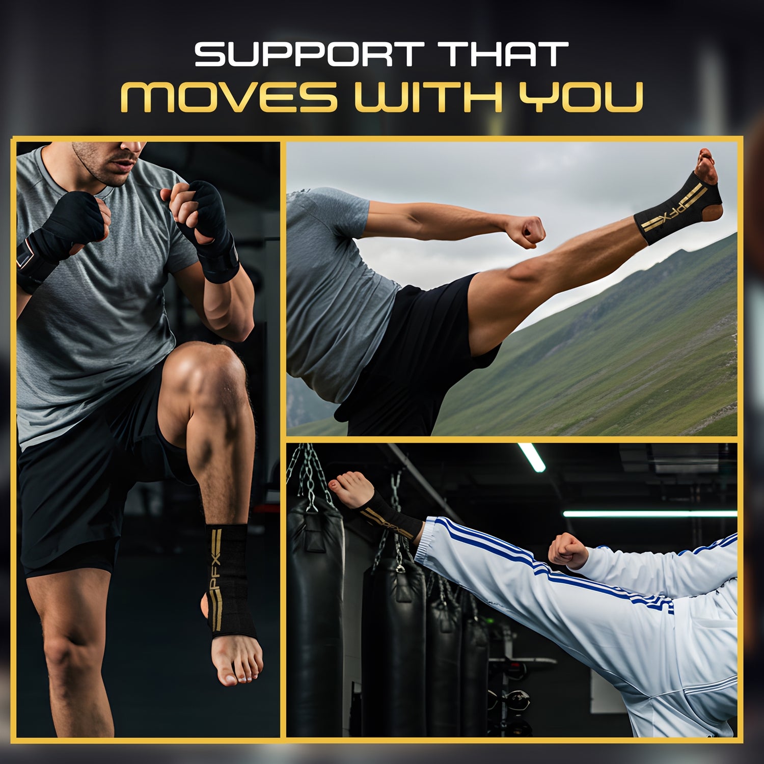 PFX Pro-Series Ankle Support Sleeves (Pair)
