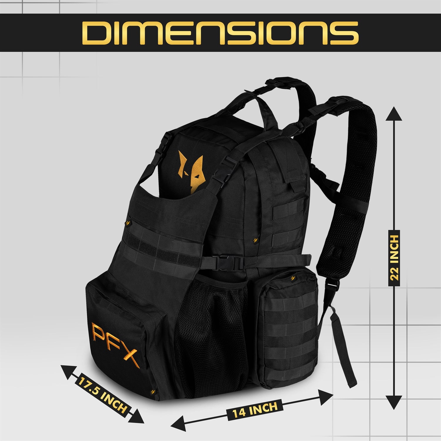 PFX Tactical Back Pack – Elite Outdoor Gear Carrier
