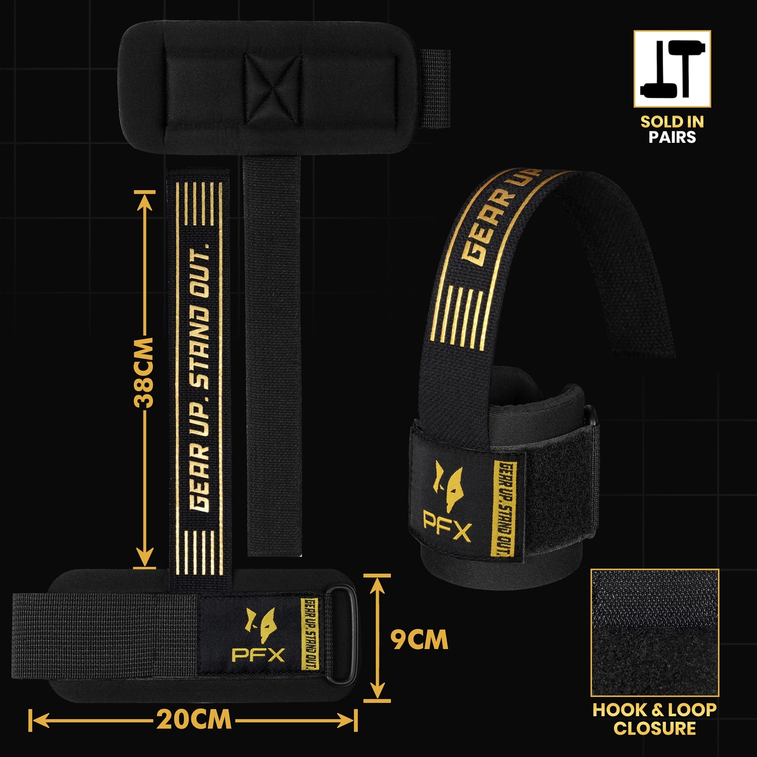 PFX Golden Series Wrist Wrap Straps – Elite Joint Stability