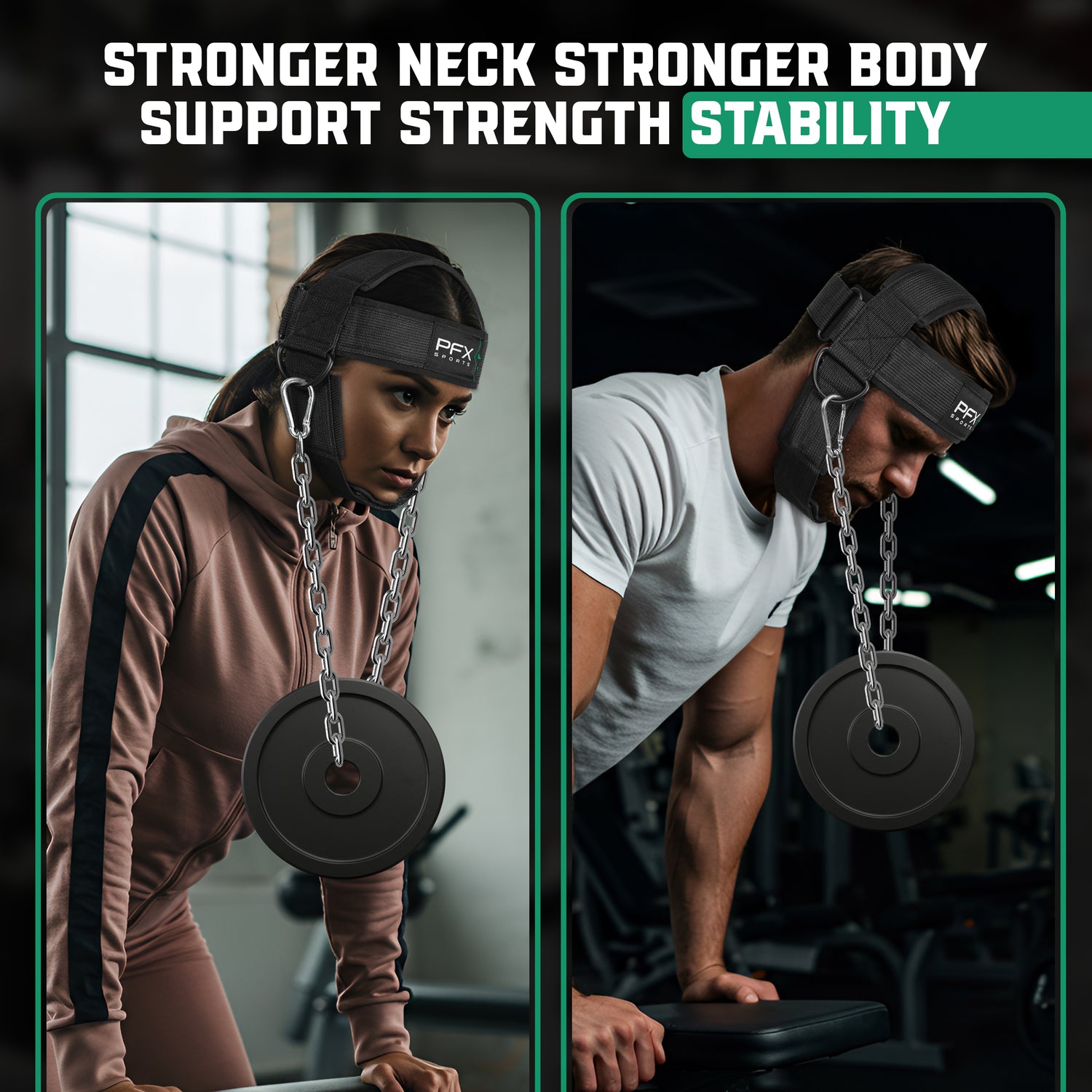 PFX Sports Neck Harness for Weight Lifting & Strength Training