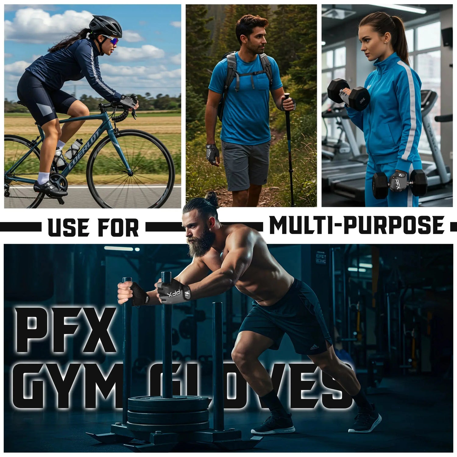 Half-Finger Gym Gloves – Breathable, Non-Slip, and Padded for Men & Women