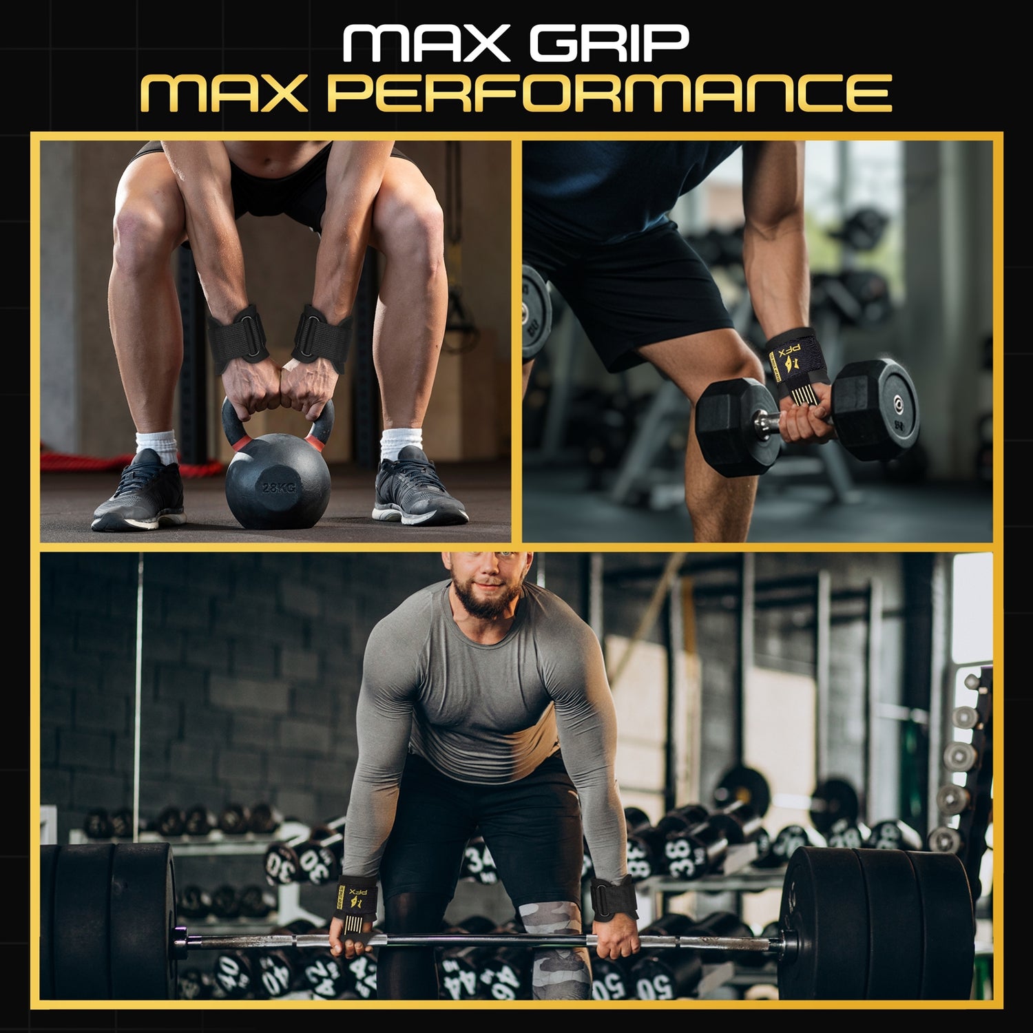 PFX Golden Series Wrist Wrap Straps – Elite Joint Stability