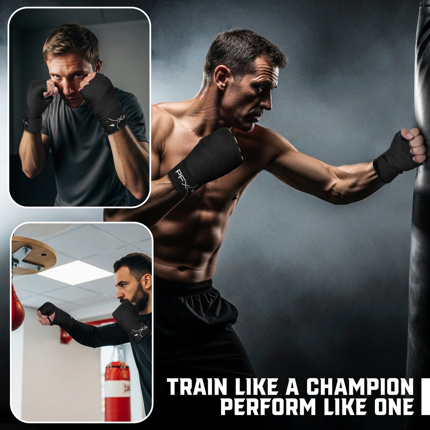 PFX Sports Professional Boxing Hand Wraps | 4.5M Extended Length