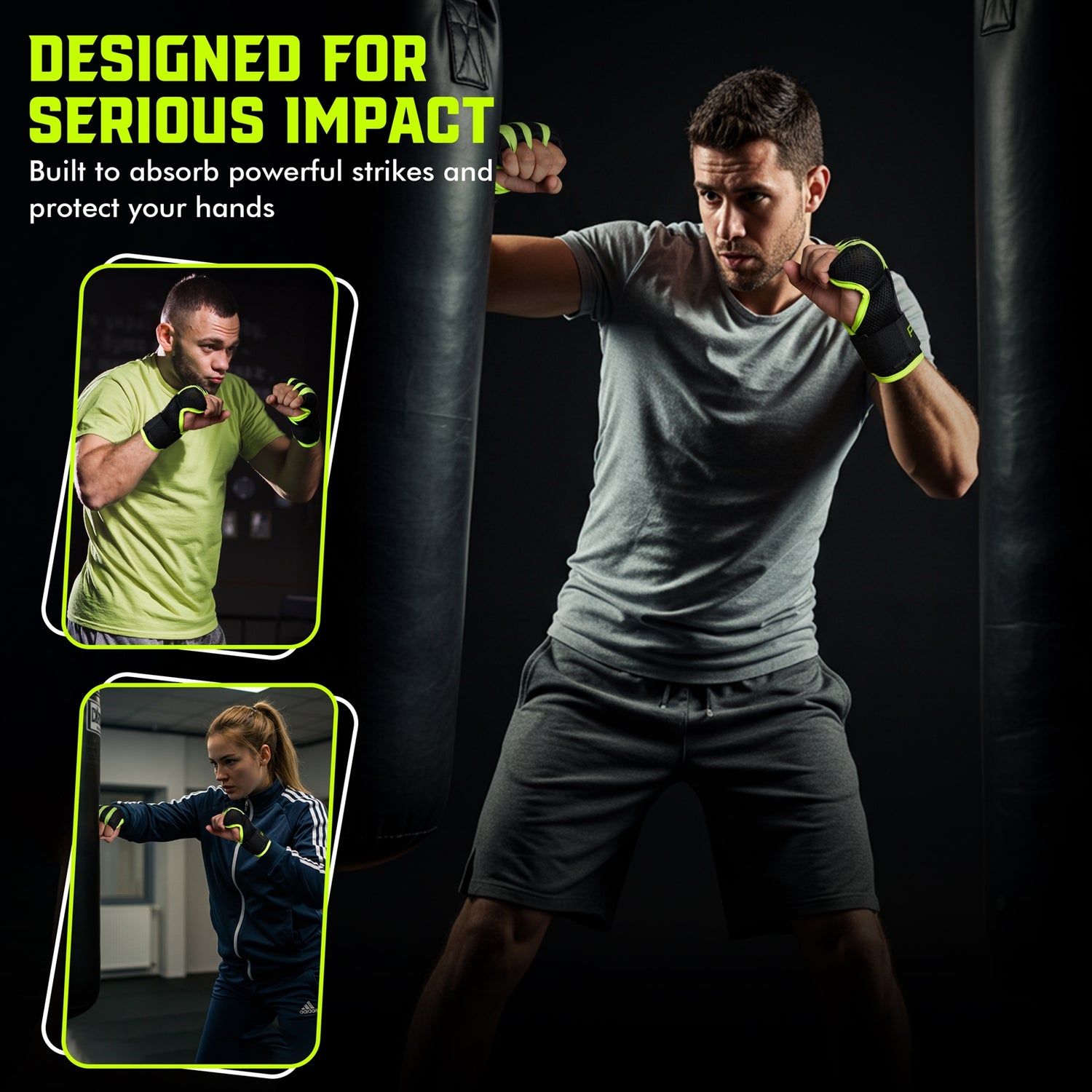 PFX Sports Fast Wraps | Quick-Wrap Boxing Inner Gloves for Knuckle Protection
