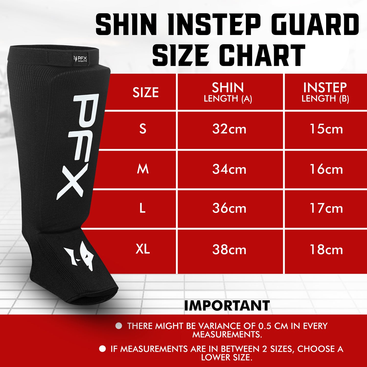 PFX Sports Shin Guard Foam