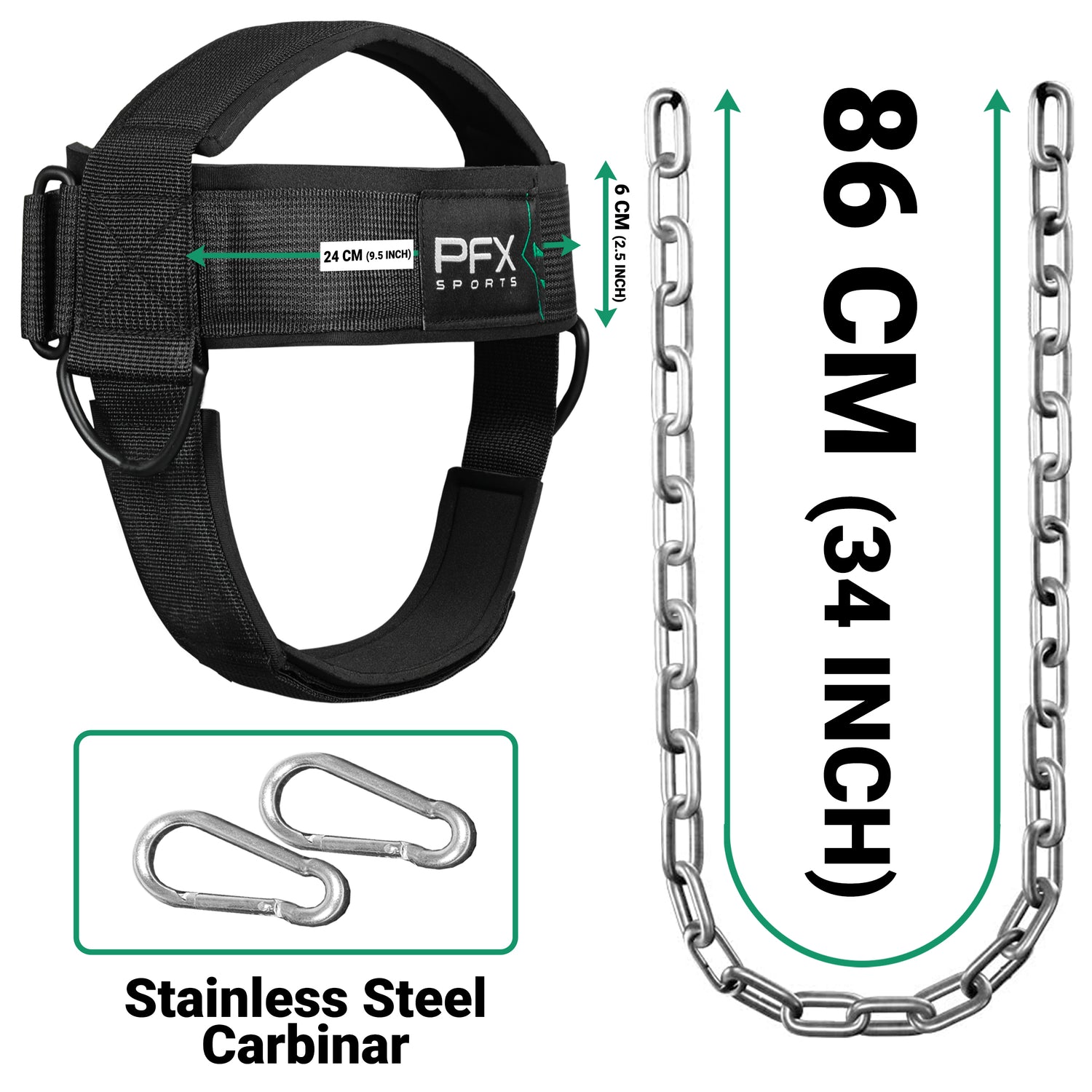 PFX Sports Neck Harness for Weight Lifting & Strength Training