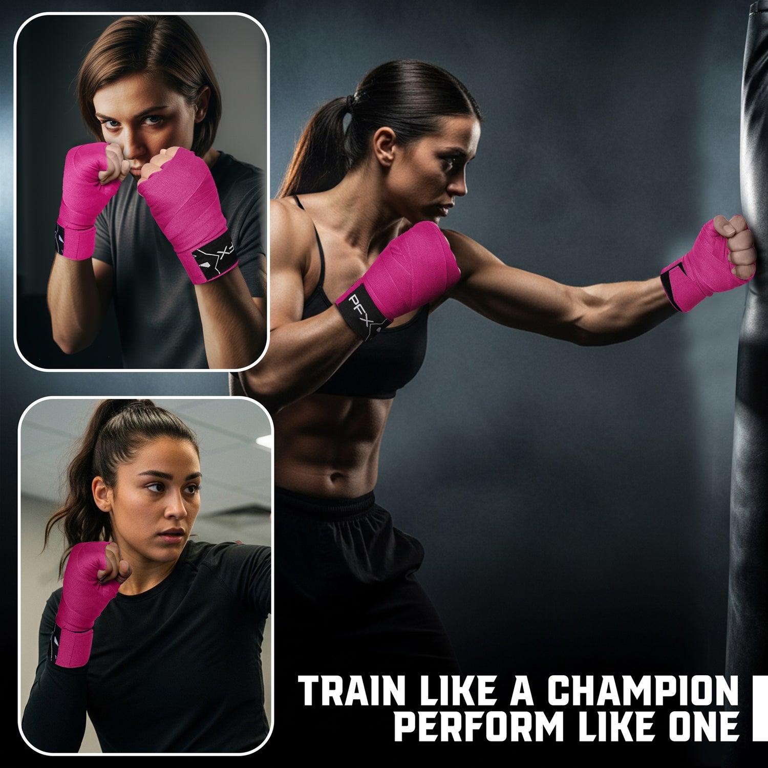 PFX Sports Professional Boxing Hand Wraps | 4.5M Extended Length