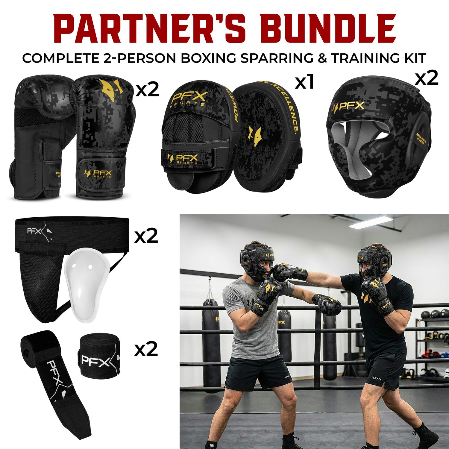 boxing sparring gear PFX Sports Ultimate Training Partner Bundle