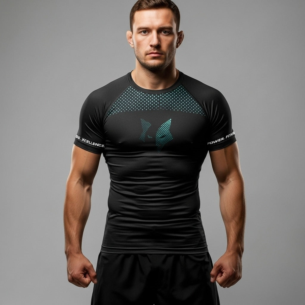 PFX Sports - Compression Rash Guard – Short Sleeve