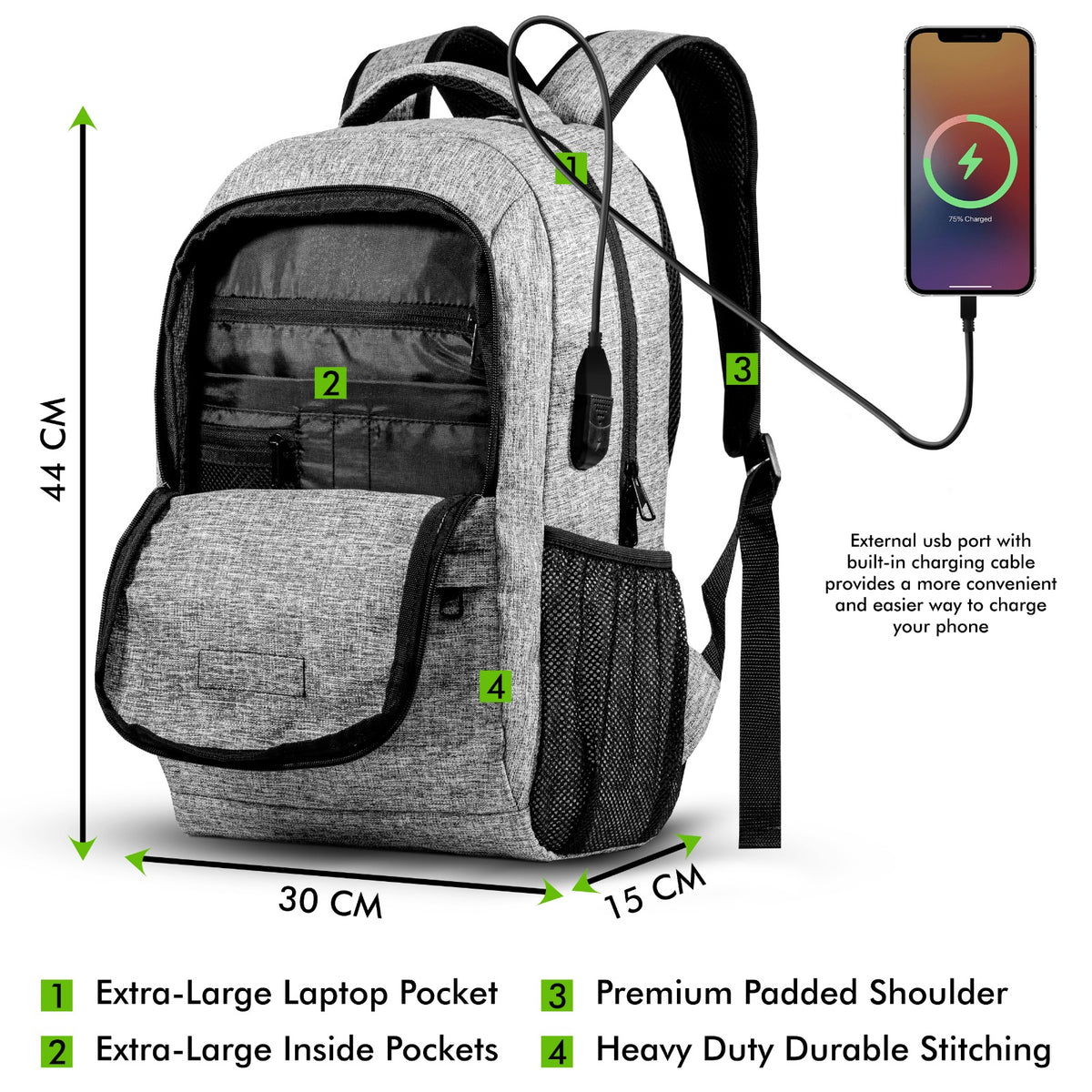 P 2 Backpack Ultimate 2-Compartment All-Weather Travel Backpack – PFX Sports