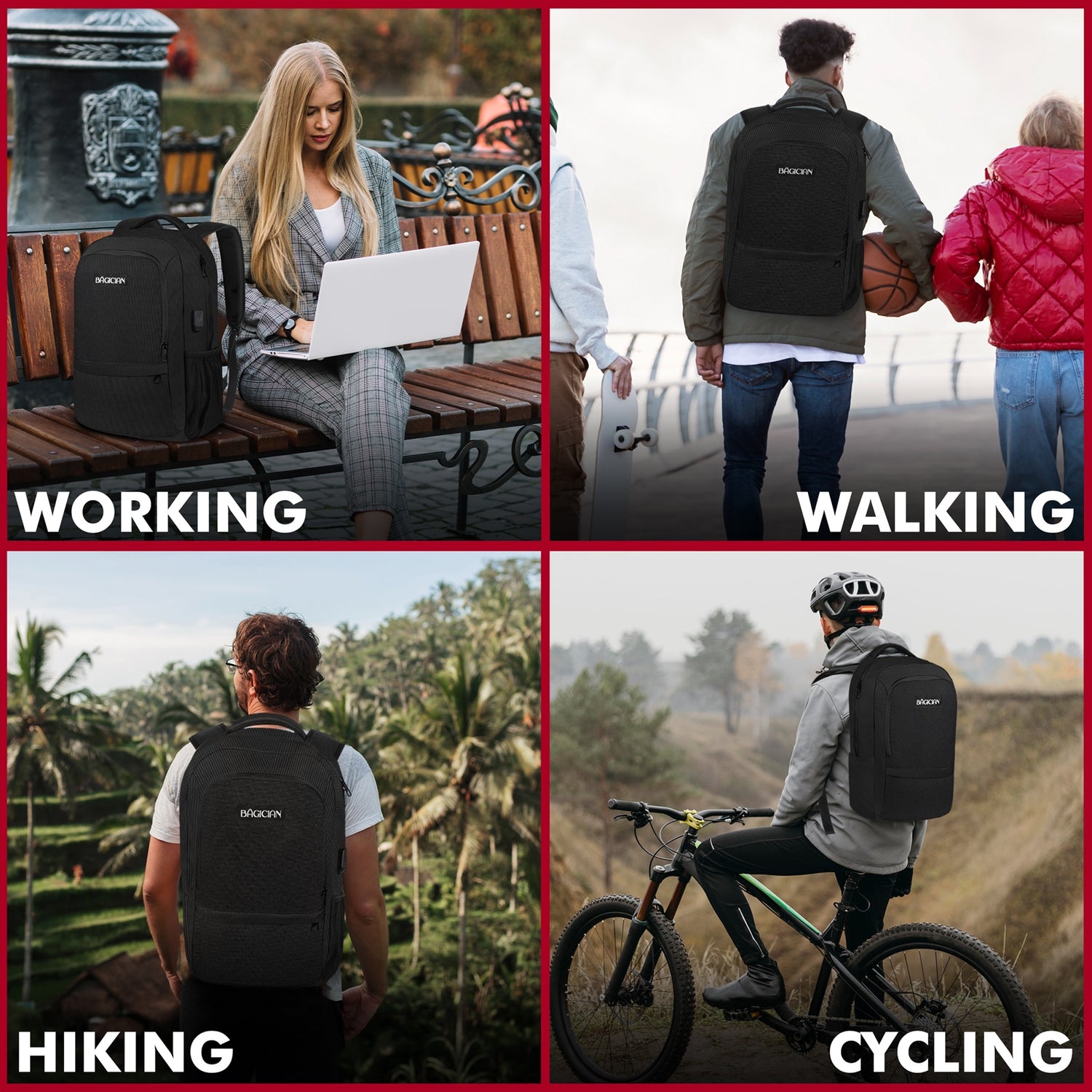 Ultimate 2-Compartment All-Weather Travel Backpack
