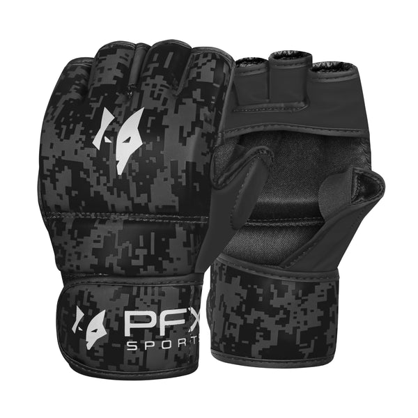 PFX MMA Fighting Gloves – Black/White