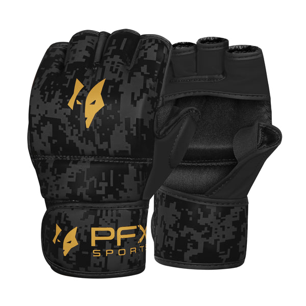 PFX MMA Fighting Gloves – Black/Gold
