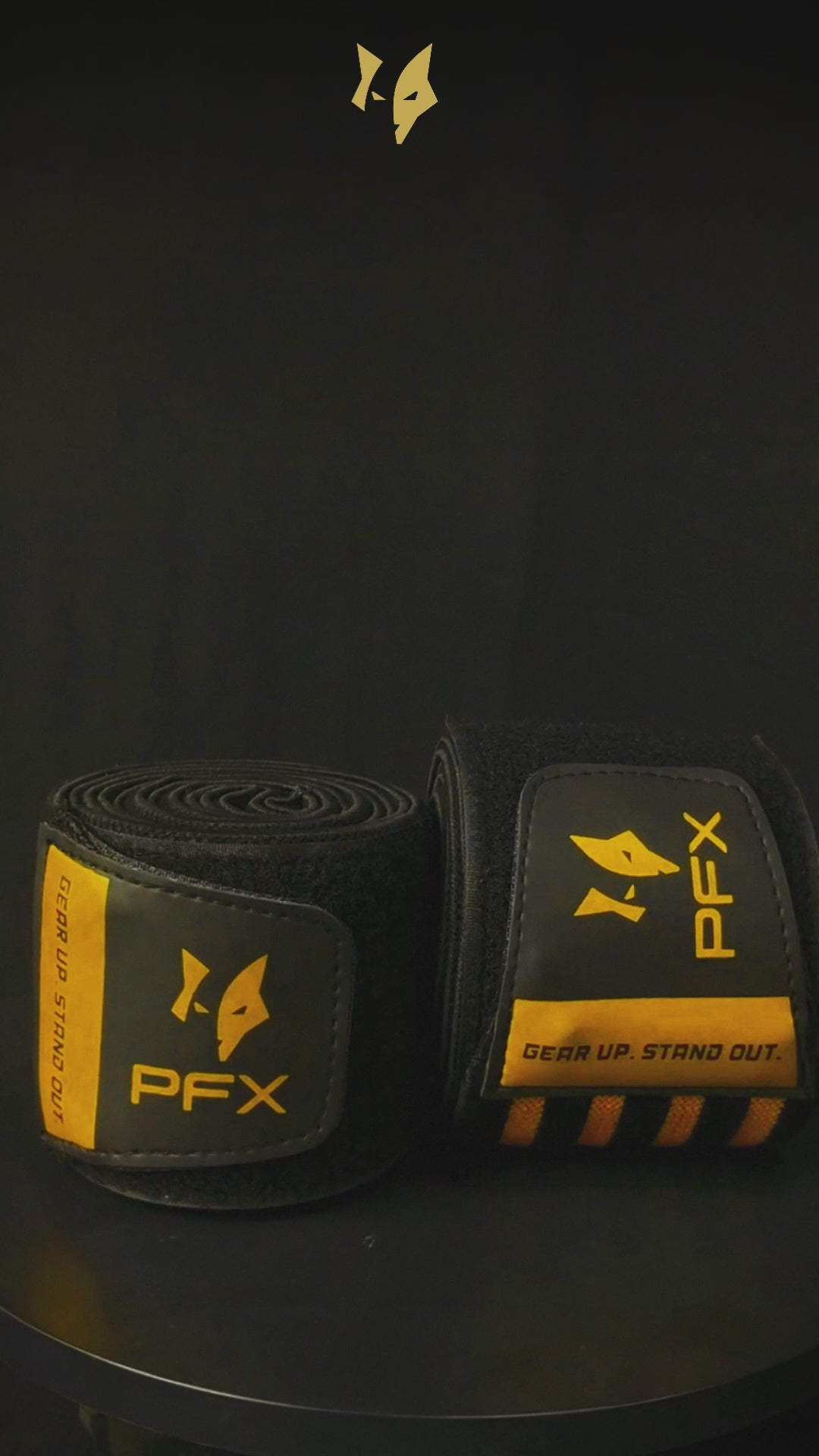 PFX Golden Series Professional Knee Wraps – Elite Support & Stability